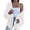 Höst- och vinterkvinnor Klädtröjor Fashionabla Mohair Cardigan tröja Casual Jacket grossist