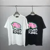 2 NUOVE magliette firmate da donna per uomo T-shirt stampate da uomo di moda T-shirt casual in cotone di alta qualità manica corta di lusso Hip Hop Streetwear Magliette # 126