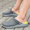 Sandals Trendy Men's Sandals Clogs Slippers Men Shoes Summer Outdoor Beach Casual Jelly Shoes Male Shoes Women Platform Sandals 230829