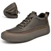 Chaussures habillées hommes chaussures décontractées printemps mode chaussures pour hommes en cuir véritable baskets d'extérieur classique à lacets chaussures de créateur élégantes Masculina