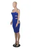 Casual Dresses Mix 3 Types For Women Sexy Bodycon Y2k Clothes Sleeveless Mini Above Knee Hollow Out Club Wear B8720