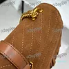 2023-FLAP Women Shoulder Bag Suede Quilted Vintage Portable Crossbody Classic Luxury Handbag Coin Purse Card Holder Evening Clutch 25cm