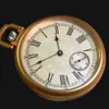Relógios de bolso Rose Gold 316L Aço Inoxidável Relógio de Bolso À Prova D 'Água Movimento Mecânico Antigo Vintage Luxo VOGOROSO Relógio com Caixa de Corrente 230830