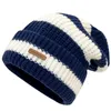 Шапка-бини с черепом, японская винтажная полосатая буквенная маленькая этикетка, шерстяная шапка большого выпуска, детская теплая осенне-зимняя универсальная вязаная шапка P 230829