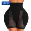 Midje mage shaper ybfdo shapewear vadderad höft rumpa lyft trosor hög midja tränare för kvinnor mage kontroll body shaper höftförstärkare lår smal 230829