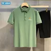 Mens Polos Summer High Quality Original Luxury Polo Shirt Golf Wear Men Tshirt Kort ärm Social berömda bomullsvarumärken Blus 230830