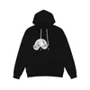 Winter Mens Hoodies Sweatshirt Bear Letter Hooded Long Sleeve Pullover High Street Clothing S-xl