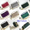 Evening Bags Luxury Beaded Handbag Removable Sliding Chain Shoulder Bag Vintage Magnetic Buckle Women's Dinner Diagonal Straddle