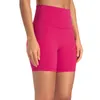 Solid Color Women Shorts Hög midja Sport Gym Bär korta byxor Elastiska söta yogabyxor Outfits Lady total full tights träning fitness leggings velafeel