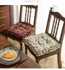 Almofada assento cadeiras de jantar estilo americano luz luxo cadeira doméstica tecido arte espessamento casa têxtil