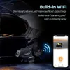 Bluetooth -мотоцикл шлема шлема гарнитуры водонепроницаемой Freedconn R1 Pro 1440p Видео Wi -Fi Recorder 6 Riders Dashcam Q230830