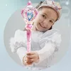 LED Light Sticks Musical Magic Wand Princess For Girl Christmas Cosplay Electric Lovely Toy Role playing Portable 230829