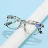 Sunglasses Sunglasses Fashion Square Reading For Women Readers Print Flower Frame Oversized Ladies Anti Blue Light Presbyopia Eyeglasses