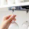 Ice Buckets And Coolers 15PC Wine Glass Holder Goblet Hanging Rack Punchfree Hanger Shelf Stemware Storage Organizer Home Kitchen Bar Accessories 230829