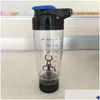 Garrafas de água 600ml Minha garrafa Movimento Matic Vortex Misturador Inteligente Shaker de Proteína Elétrica Leite Coffe Blender Drop Delivery Home Garden K Dhcaq