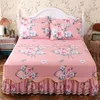 Bed Skirt Home Furnishing 2023 Aloe Cotton Side Cute Printed Pattern King Size Bedding Single Double Cover