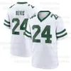 Aaron Rodgers Jets 2024 Throwback voetbaljersey New Yorks Garrett Zach Wilson Ahmad Saus Gardner Breece Hall Braxton Berrios Quinnen Williams Mekhi Becton