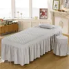 Saia de cama 1 peça breve algodão beleza 70 190cm colcha de salão com furo tamanho personalizado cor múltipla # sw