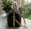 Dames MM maat Boston Keepall schoudertassen snelle 30 plunjezak M41113 met luxe handtassen designer heren crossbody tas Echt lederen clutch tassen