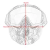 오토바이 헬멧 방 방향 마스크 풀 페이스 보호 전술 방진 방진 내구성 스키 쉴드 모토 크로스 바이커 군대
