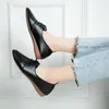 Dress Shoe's Flat Shoes Autumn Casual Comfortable Soft Pointed Toe for Women LaceUp Moccasins Walking Mujer 230829