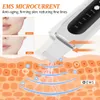 Ansiktsvårdsenheter Skin Scrubber Blackhead Remover 4 i 1 porrengörare Face Spatula för djup rengöring av hudvård Ultrasonic Peeling Machine 230829