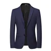 Ternos masculinos Blazers Boutique Moda Masculina Negócios Cultivar a Moralidade Lazer Cor Pura Casamento de Cavalheiro Presidido Sobre Trabalho Blazer 230829