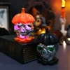 Новинка игры Halloween Skulls Electronic Candles Decorations Decorations ужас реквизит на открытом воздухе садовый бар с привидениями House Glow 230829