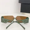 Nouveau design de mode lunettes de soleil carrées 58ZS petit cadre en métal lentille sans monture style simple et populaire lunettes de protection UV400 en plein air