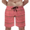 Mäns shorts nordiska djurbräda sommar isbjörn tryck surfing strand korta byxor män snabb torr söt anpassad plus size stammar