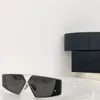 Nouveau design de mode lunettes de soleil carrées 58ZS petit cadre en métal lentille sans monture style simple et populaire lunettes de protection UV400 en plein air