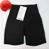 Short de sport de Yoga pour femmes, Fitness, taille haute, Slim, séchage rapide, élasticité respirante, pantalon en Nylon, LU-088