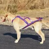 Dog Collars Leashes Big Dog Sledding Harness Reflective Pet Weight Pulling Sled Harness Mushing X Back Harness For Medium Large Dogs Scootering 230829