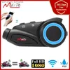 MAXTO M3 Motorcycle Hełm Bluetooth zestaw słuchawkowy Intercom Waterproof Lens Wi -Fi Rejestrator uniwersalny Parowanie Interphone DVR Q230831