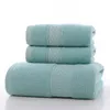 Toalha 3 pçs toalhas de algodão conjunto de banho microfibra macia secagem rápida para homem mulheres banheiro cozinha suprimentos 1 2