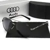 Moda Audi top óculos de sol polarizados masculinos óculos de sol para dirigir sapo com logotipo e caixa