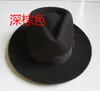 Geniş Memlu Şapkalar Kova Yün Fedora Şapkası Unisex Fedoras Yetişkin Moda Trilby Money Mans Mans Cap B8130 230829