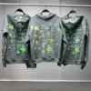 Sweats à capuche pour hommes Sweatshirts de haute qualité réfléchissant Cactus Plant Flea Market Kid Cudi Enter Galactic Hoodie Men 1 1 CPFM.XYZ Femmes Pull Hommes Vêtements