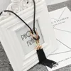 Navel Bell Button Rings Arrival Female Pendant Necklace Tassel Long Winter Sweater Chain Wholesale Sales 230830