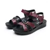 Sandalen Mode Dame Frauen 2023 Schuhe für Plattform Damen Echtes Leder Sommer Keile Casual Schuh 35-41