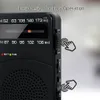 Radio Prunus J166 Portable Portable Mini FMAM Digital Tuning Odbiornik strojenia FM87108MHZ MP3 Muzyka Radia dla akumulatorów AA 230830