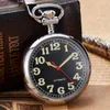 Relojes de bolsillo Retro Vintage cobre reloj de bolsillo collar cadena colgante antiguo Steampunk hombres relojes de bolsillo de cuarzo 230830