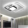Pendant Lamps Lican Bedroom Living Room Ceiling Lights Modern Led Lampe Plafond Avize Lamp With Remote Control Drop Delivery Lighting Dhamd