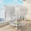 Hangers High Level Fashion Design Carbon Steel Quality Foldable Clothes Hanging Drying Rack