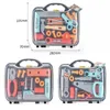 Outils Atelier Boîte à outils pour enfants Ingénieur Simulation Réparation valise Faire semblant de jouet Perceuse électrique Tournevis Kit d'outils Coffret de jeu 230830