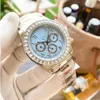 ZP New Men's Ceramic Watch 2色オプションのローマ数字機械自動時計40mmダイヤモンド904Lサファイア50m防水デザイナーウォッチ