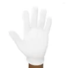 Gants jetables paire blanc doigt complet hommes femmes étiquette coton serveurs/chauffeurs/bijoux/travailleurs mitaines sueur
