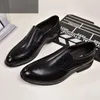 Robe chaussures noir hommes mocassins décontractés en cuir véritable affaires formel classique designer bureau homme