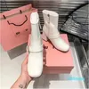 2023-Luxurys Designer Heels Boots Ankle Autumn Winter Short Platform Party head and Mary Jane booties