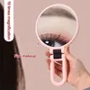 Compact Mirrors Makeup Mirror 2/5/10/15X Magnifying Mirror Two Face Foldable Makeup Vanity Mirror Cosmetics Tools Round Mirror Magnification 230829